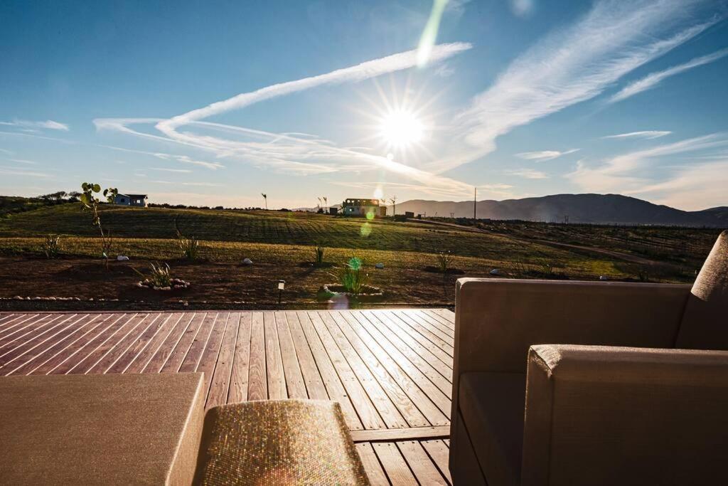 Villa Cabana El Alamo Con Jacuzzi Valle de Guadalupe Exterior foto